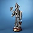 14" Wizard of Oz Tin Man Decorative Wooden Christmas Nutcracker