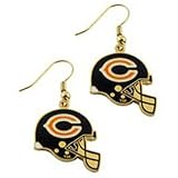 Chicago Bears Helmet J-hook Earrings