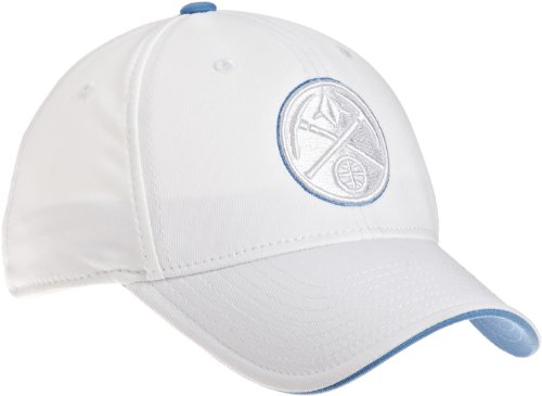 NBA Women's Denver Nuggets White Structured Flex - Ty13Z, Large/X-Large , White