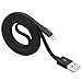 [Apple MFi Certified ] Yellowknife 2 Pack 3.3ft 1m Unique Flat Lightning to USB Cable Sync Charger for iPhone 6 /6s /6 plus /6s plus /SE /5 /5s/5c , iPad /Mini /Air /pro, iPod Nano (Black and White)