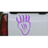 6in X 4.1in Purple -- Tribal Indian Bear Claw Western Car Window Wall Laptop Decal... by Rad Dezigns