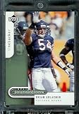 2005 Upper Deck Foundations Football Card # 18 Brian Urlacher Chicago Bears - Mint Condition - In Protective Display Case !