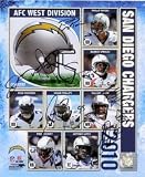 Chargers, San Diego (2010) Autographed/Hand Signed 8x10 Photo By Philip Rivers, Darren Sproles, Ryan