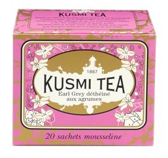 Kusmi Decaf Earl Grey With Citrus Fruit Tea Bags, 1.55-Ounce Boxes (Pack of 2) by Decaf Earl Grey Tea