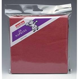 Catering Tableware | Napkins 33cm Wine Red