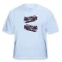 Fire Truck - Light Blue Infant Lap-Shoulder Tee (24M)