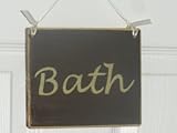 IMAGE OF BATH Chic Shabby Rustic CUSTOM Plaque Wood Sign Wall Decor CHOOSE COLOR