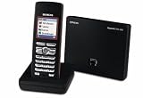 Siemens Gigaset E455 SIM schnurloses DECT-Telefon mit integriertem digitalen Anrufbeantworter und SIM-Kartenleser nachtblau