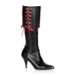 Funtasma Women's PIRATE-130, 3" Sexy Pirate Boot W/ 4 Colored Lace