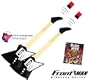 PS3 Guitar Hero Aerosmith for PS3 + 2 x Nyko Frontman Black Wireless Guitar Controller for PS3