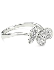 KC Designs "Trinkets" Diamond 14k White Gold Butterfly Ring