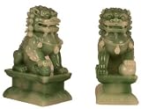 Hong Tze Collection-A Pair Of Jade Beijing Foo Dogs (Small)