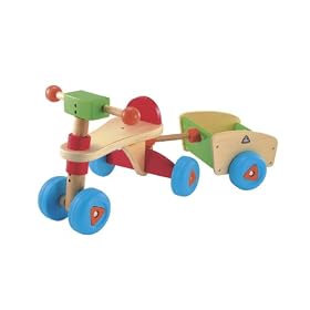Early Learning Centre - Wooden Trike and Trailer