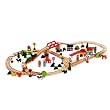 Logitoys - Jouet Premier Age - Circuit train en bois