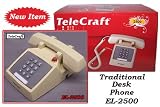 Traditional Standard Desk phone With Message Light