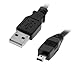 Black USB A to U-8 Cable male to male w/Ferrite - 6 ft for Kodak EasyShare M340