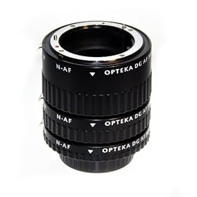Opteka Auto Focus DG Macro Extension Tube Set for Nikon Digital SLR Cameras