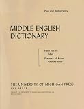 Middle English Dictionary: Plan and Bibliography (Middle English Dictionary)