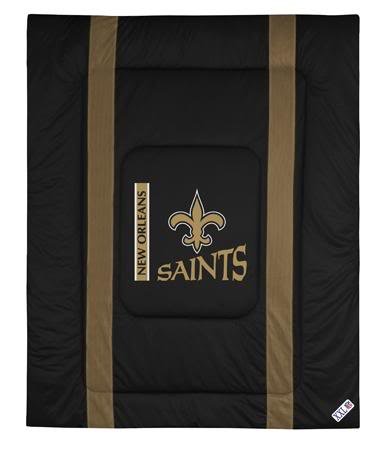New Orleans Saints Sideline Jersey Bed Comforter NFL