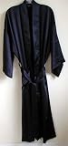 MARRIKAS Charmeuse Silk WOMENS Black Robe SMALL / MEDIUM (6-12)