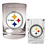 Great American Products Pittsburgh Steelers Rocks & Shot Glass Set 41WnmYAoBXL. SL160 Great American Products Pittsburgh Steelers Rocks & Shot Glass Set