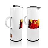 Produkt-Bild: Douwe Egberts Thermoskanne/Isolierkanne f&uuml;r Kaffee in wei&szlig;