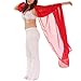 BellyLady Stunning Handmade Chiffon Belly Dance Veil, For Practice-Black