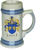 Belleville Family Crest Stein / Coat of Arms beer mug