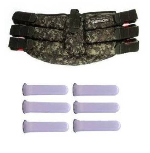 NEW Digi Camo Spyder Paintball 6+1 + Pods Harness Ammo