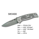 S&W Frame Lock Medium Non Serrated