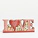Jim Shore Love Word Plaque Miniature Figurine 4047061