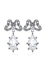 CZ BY KENNETH JAY LANE Pendientes Pierced Bow