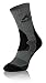 � moisture and heat-absorbing zones made from Coolmax  � flat seamless sock front  � double-reinforced area giving additional protection against Achilles' heel injuries as well as chafing and blisters  � double two-segment ribbing allowing the sock to adapt to every leg type  � additional elastic ribbing that prevents the sock from slipping down when worn  � heel and toes reinforced with terry cloth  Technologies used: Coolmax Lycra Nordhorn is a producer of outdoor socks from technologically enhanced raw materials including coolmax, coolmax fresh, thermolite, silver fibre, cordura, primaloft and merino wool - owing to which we are capable of producing high-quality specialist socks for active lifestyles and others. The individual models are equally excellent for everyday use, ensuring excellent comfort and freshness for your feet.  Coolmax - Draws away moisture from the body to the sock's surface, where it quickly evaporates. In this way the material prevents feet from overheating and ensures a pleasantly dry feeling, even during the most intense activities and longest hikes. The fibre's unique shape, creating four channels, ensures excellent aeration even in humid environments. Air permeability is also enhanced by the thermal regulating action of Coolmax fibres, enhancing the wearer's energy, endurance and effectiveness.  Lycra - An elastic fibre ensuring ideal fit, comfort, freedom of movement and resistance to wrinkling.  Composition:  Coolmax - 80% Poliamid - 15% Lycra - 5%