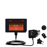 International Wall / AC Charger for the iRiver U10 512MB - Gomadic Brand w/ TipExchange Technology