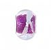 Pandora Style Charm Bead (Z112) Murano Style Glitter Core Glass (14mm x 10mm) (fits Troll too)