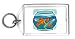 Keychain with the image of: tank, fish, goldfish, 
