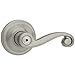 Kwikset 730LL 15 6AL RCS Lido Satin Nickel Bed/Bath Lever