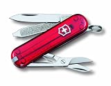 Victorinox Swiss Army Classic SD Pocket Knife (Translucent Ruby)