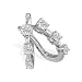 1/4ct Baguette Diamond Earrings in 14K White Gold