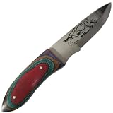 Poker Deer Hunter Hunting Knife