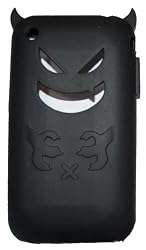 KingCase Ipod Touch 2G 3G Soft Silicone Devil Case (Black) 8GB, 16GB, 32GB, 64GB