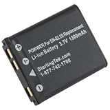 STK's Nikon EN-EL10 Battery - 1300 mAH for Nikon Coolpix S3000, S4000, S80, S220, S570, S205, S60, S230, S210, S5100, S600, S200, S500, S700, S520, S510 ~ SterlingTek