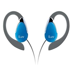 iLuv i201BLU Lightweight Ear Clip for iPod (Blue) by iLuv