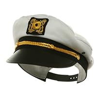 Cotton Yacht Cap-White