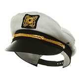Cotton Yacht Cap-White W39S24C