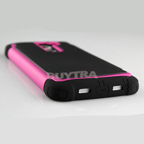 4U-Lucky Hybrid Rugged Rubber Matte Hard Case Cover Skin For Android Phone LG G2