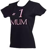 Spoilt Rotten - #1 Mum T-Shirt - Gift for New Mum, Black, Small