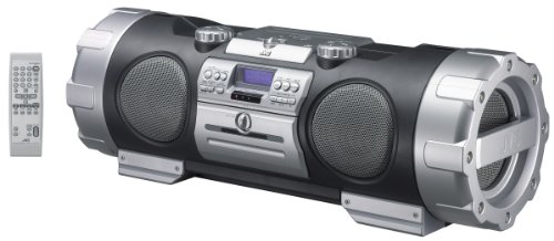 JVC RV-NB 10 B CD-Radiorekorder schwarz/silber