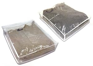 storage bags sweater zippered clear