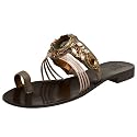 Pelle Moda Women'S Vesper Toe Ring Slide